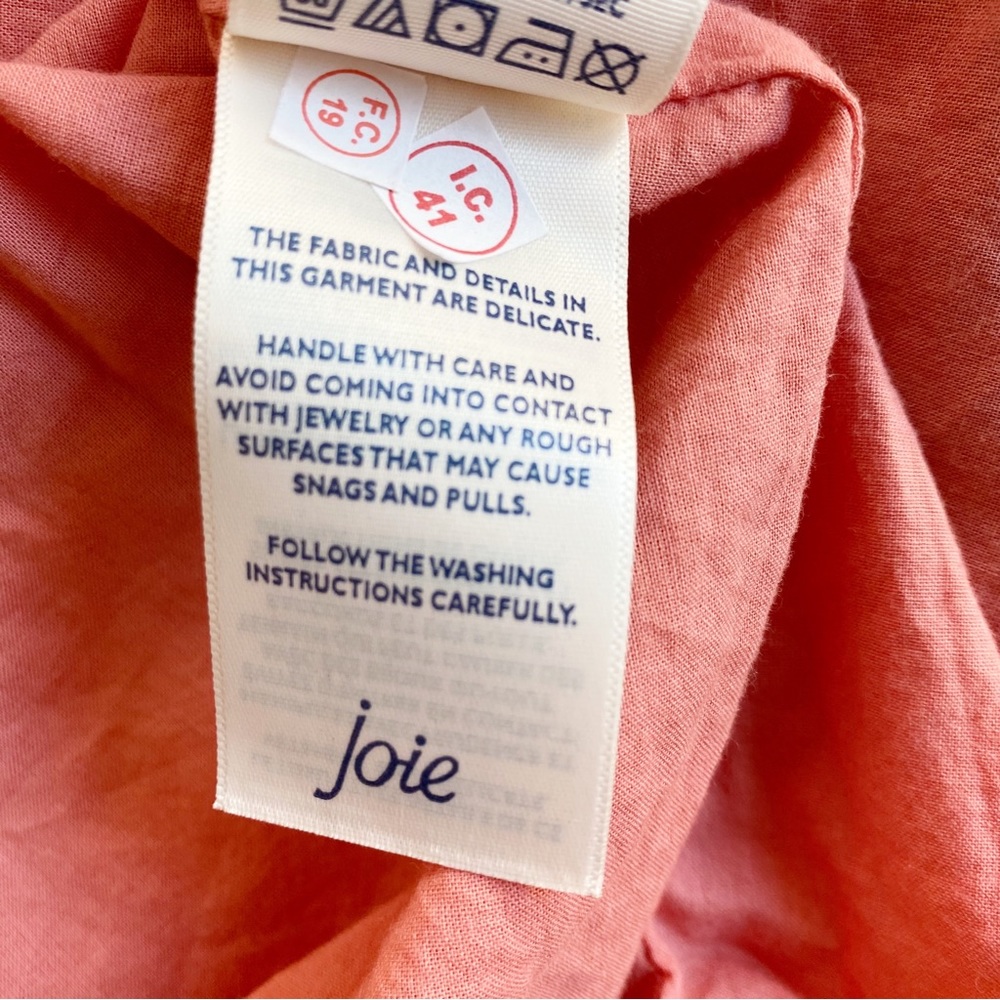 Joie Maxi Dress in Tea Rose Orange Pink Size S NWT - Picture 13 of 15